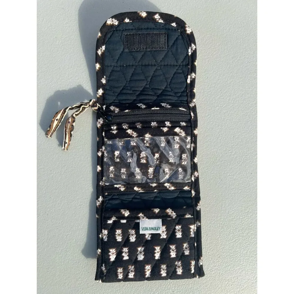 Vtg Y2K Vera Bradley Zebra Small Wallet Safari Print Retired Retro Cottage - Picture 5 of 8